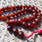 49 gr Hand Tasbih Mesbah Rosary 36 Beads 12 mm Indonesian Red Crystal Amber for Healing TB13i21