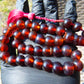 49 gr Hand Tasbih Mesbah Rosary 36 Beads 12 mm Indonesian Red Crystal Amber for Healing TB13i21