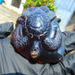 84 gr Sea Turtles Carving 85x67x36 mm Indonesian Blue Amber for Healing AJ200
