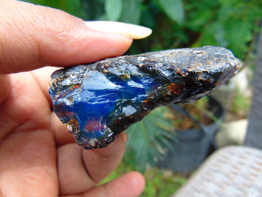 15 gram Rough Raw Indonesian Blue Amber for Healing AGRB111