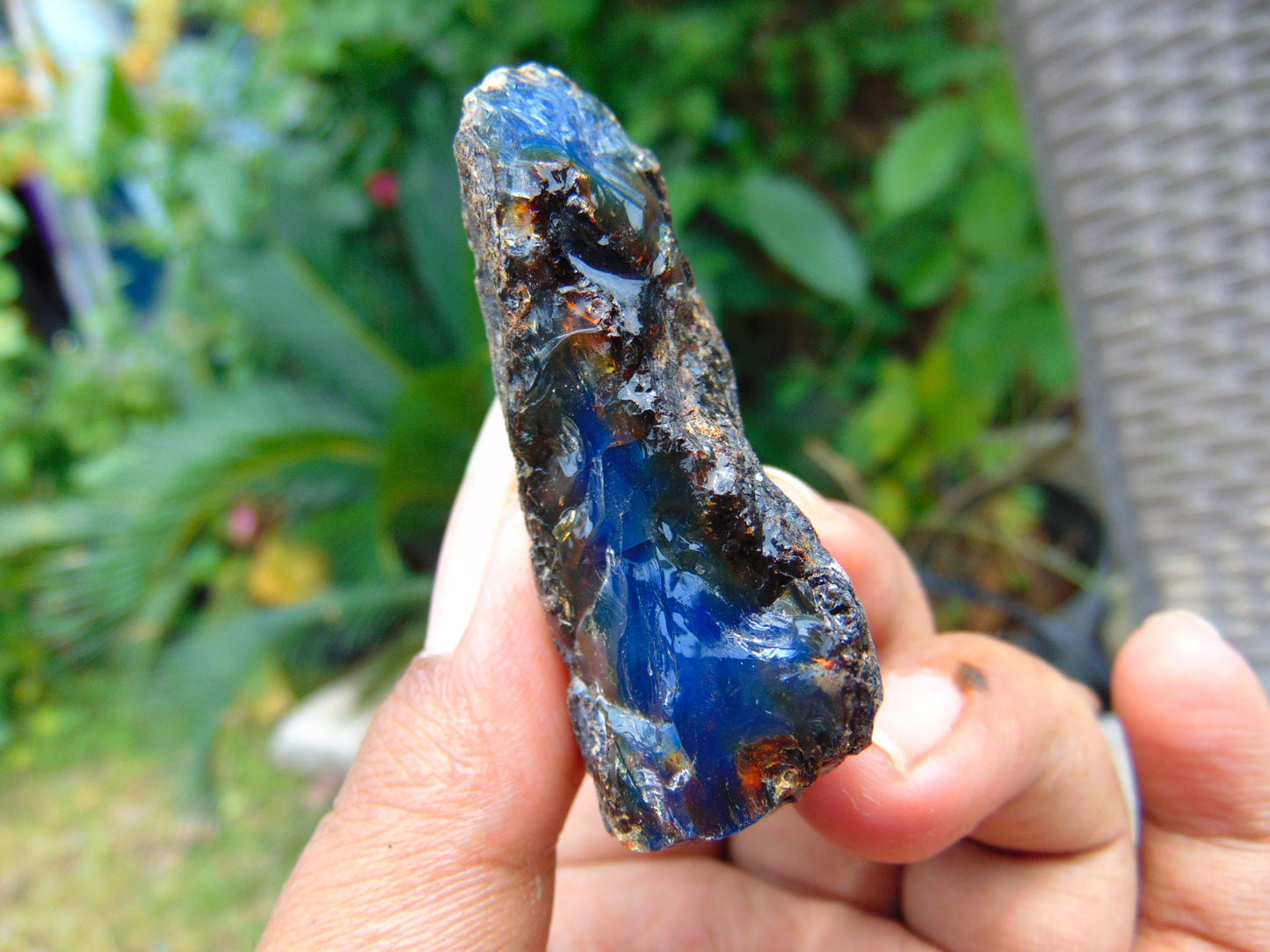15 gram Rough Raw Indonesian Blue Amber for Healing AGRB111