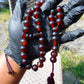 67 gram Tasbih Mesbah Rosary 36 Beads 14 mm Indonesian Cherry Red Amber for Healing TB13i13