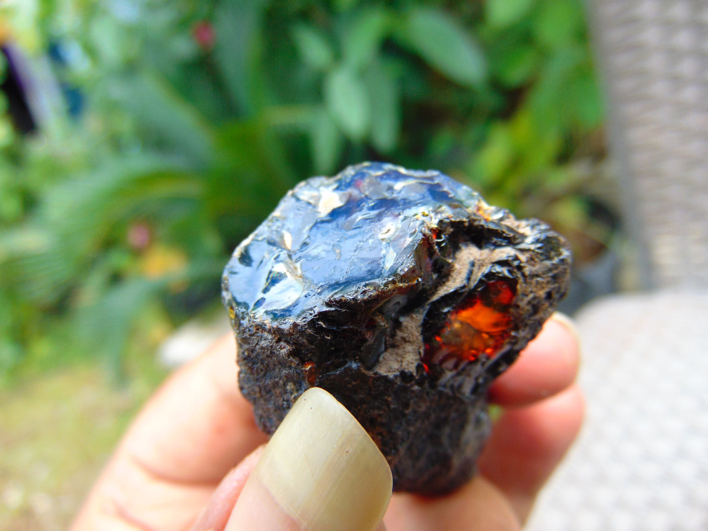 15 gram Rough Raw Indonesian Blue Amber for Healing AGRB111