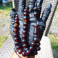 47 gr Hand Tasbih Mesbah Rosary 36 Beads 12 mm  Indonesian Cherry Red Amber for Healing TB13i3