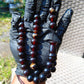50 gr Hand Tasbih Mesbah Rosary 36 Beads 12 mm Indonesian Cherry Red Amber for Healing TB13i23