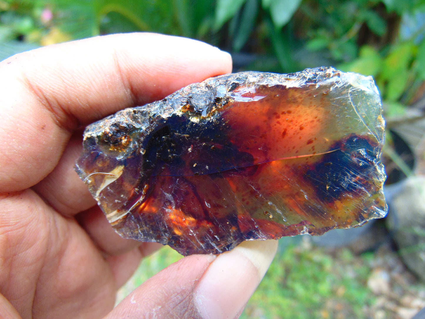 21 gram Rough Raw Indonesian Blue Amber for Healing AGRB126