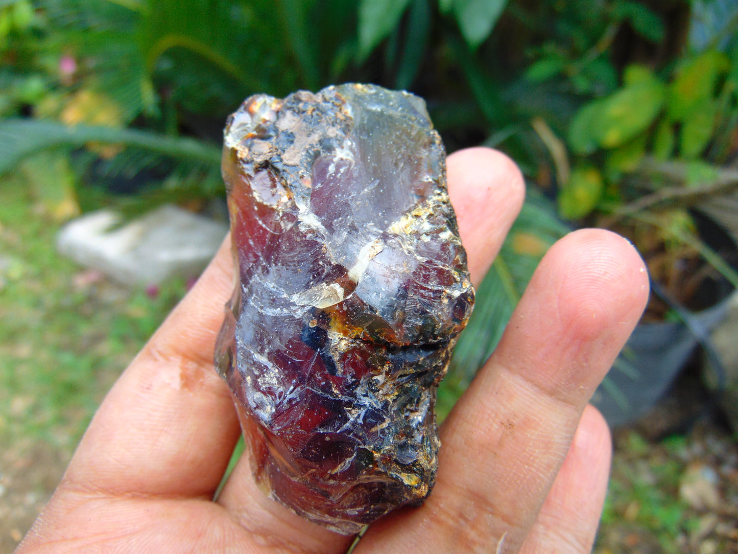 21 gram Rough Raw Indonesian Blue Amber for Healing AGRB126