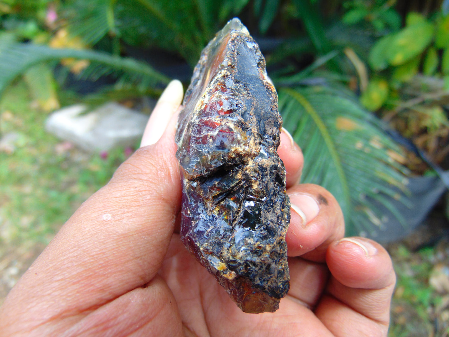 21 gram Rough Raw Indonesian Blue Amber for Healing AGRB126