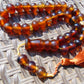 50 gr Hand Tasbih Mesbah Rosary 36 Beads 12 mm Indonesian Yellow Blue Amber for Healing TB13i18