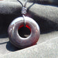 19 gr Donut Pendant Indonesian Purple Blue Amber for Healing 26Y111