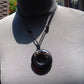 19 gr Donut Pendant Indonesian Purple Blue Amber for Healing 26Y111