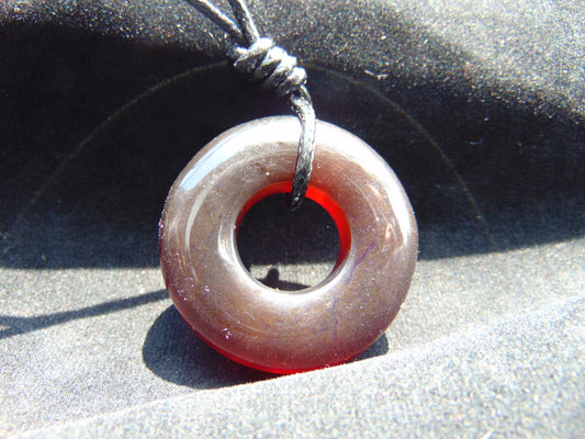 14 gr Ring Pendant Indonesian Blue Amber for Healing 26Y109
