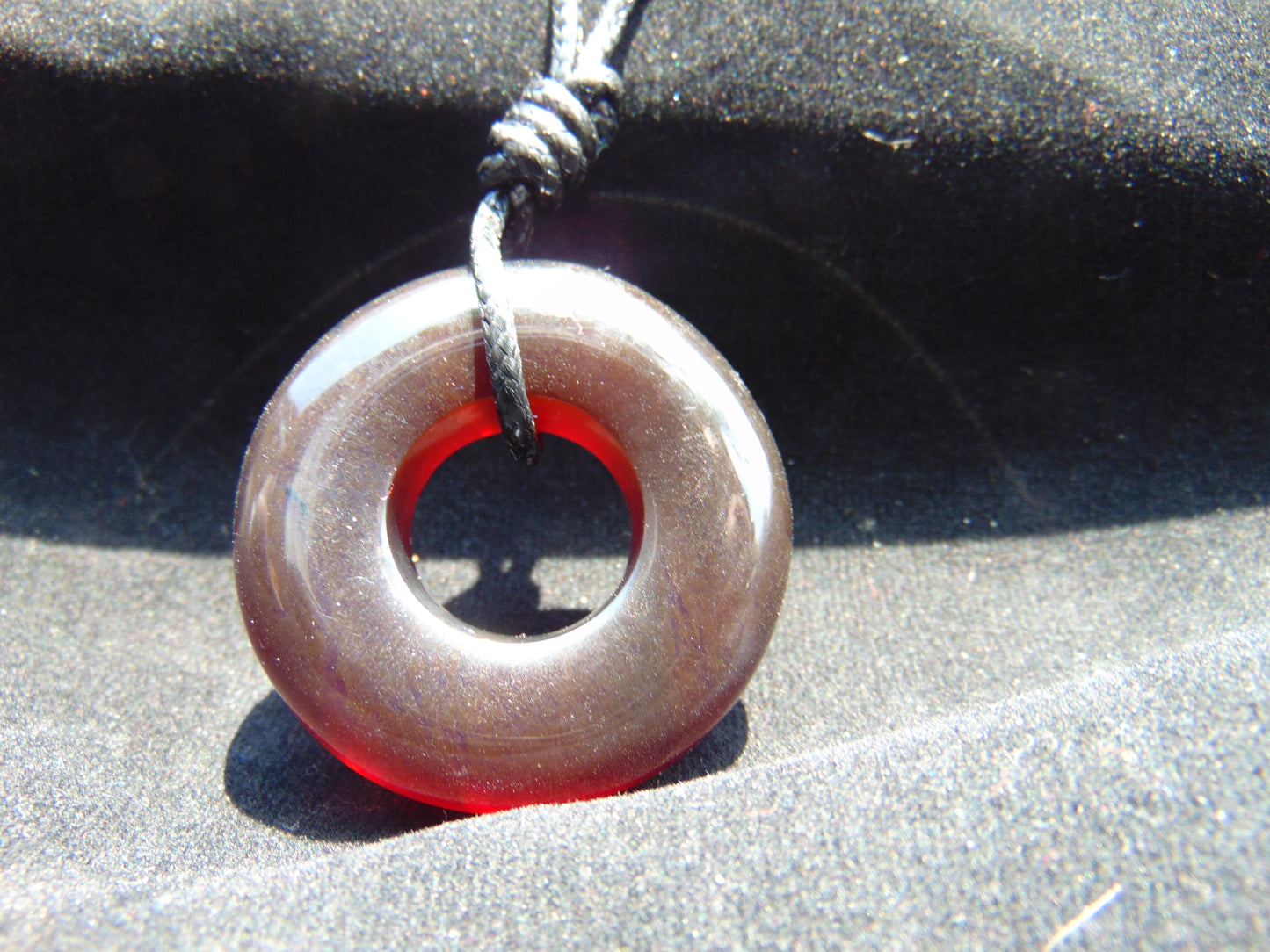 14 gr Ring Pendant Indonesian Blue Amber for Healing 26Y109