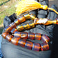 38 gr Komboloi Rosary 22 Beads 12x12 mm Indonesian Blue Amber for Healing TU14