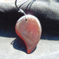 Natural Indonesian Amber Pendant Magatama, 12,8 gram Amber Comma Pendant,Unique Statement Gift for Men Women 26N33