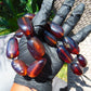 111 gr 13 beads Big Necklace Indonesian blue Amber for Healing FRN8