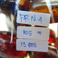 105 gr 13 beads Big Necklace Indonesian blue Amber for Healing FRN4
