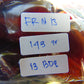145 gr 13 beads Big Necklace Indonesian blue Amber for Healing FRN13