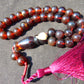 42 gr Hand Tasbih Mesbah Rosary 32 Beads 12 mm Indonesian Cherry Red Amber for Healing BT2