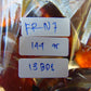 144 gr 14 beads Big Necklace Indonesian blue Amber for Healing FRN7