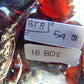 54 gr hand Tasbih 17 Beads 18 mm Indonesian Red Amber for Healing BT8
