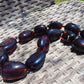 150 gr 13 beads Big Necklace Indonesian blue Amber for Healing FRN15