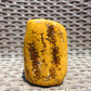237 gram Polished Indonesia Yellow Fragrance Amber for Healing K611