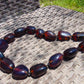 137 gr 15 beads Big Necklace Indonesian blue Amber for Healing FRN10