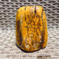 237 gram Polished Indonesia Yellow Fragrance Amber for Healing K611