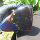 305 gram Blue polished Indonesian  Amber for Healing AR159
