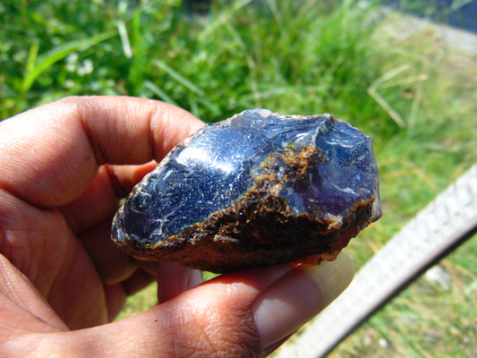 35 gram Rough Raw Indonesian Blue Amber for Healing RBAR95