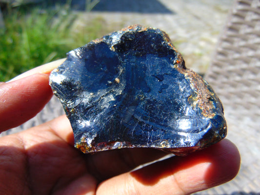 59 gram Rough Raw Indonesian Blue Amber for Healing AGRB105