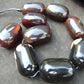 226 gr Big Necklace Indonesian Dark Blue Amber for Healing NEC27