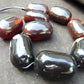 226 gr Big Necklace Indonesian Dark Blue Amber for Healing NEC27