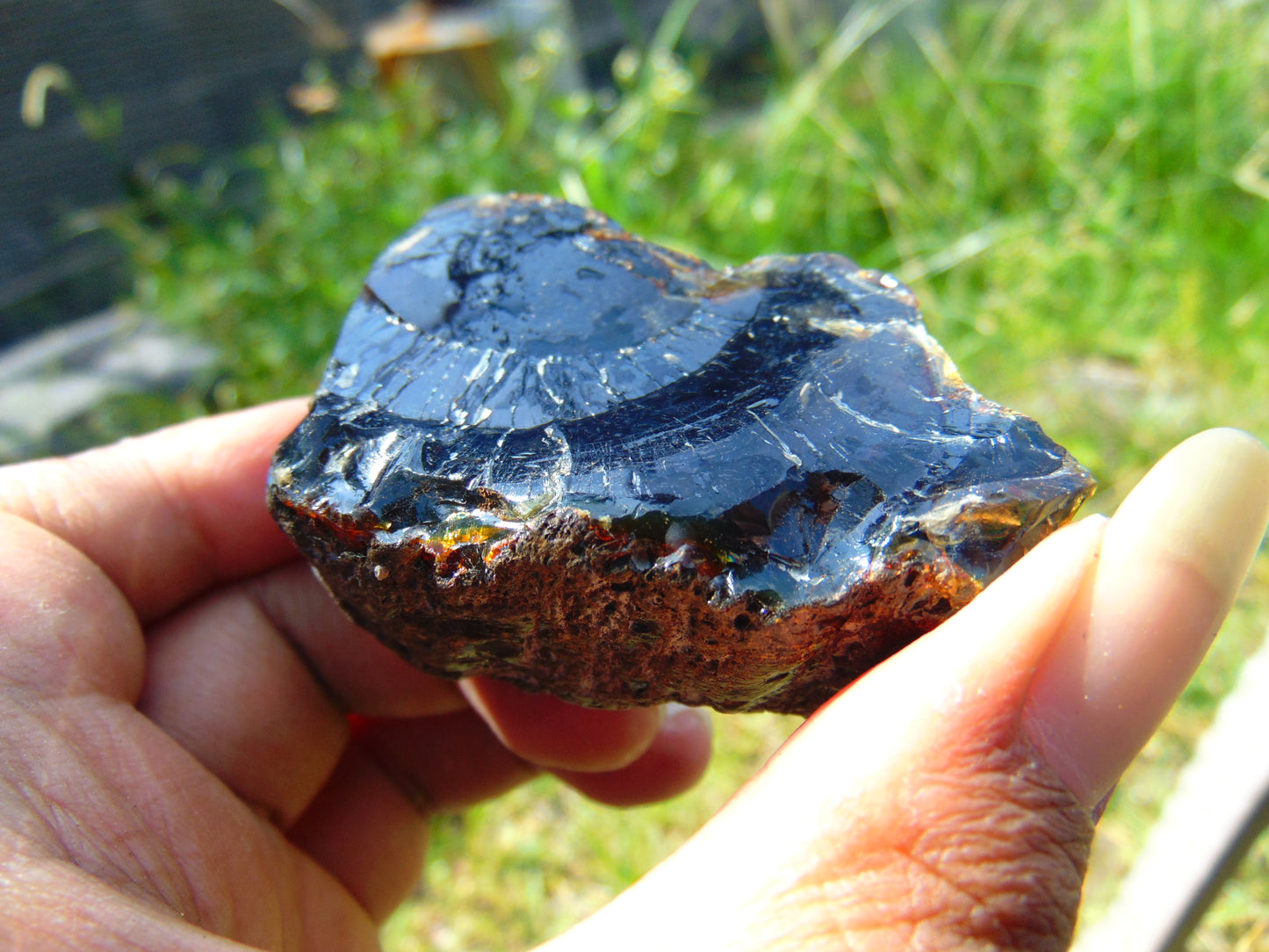 44 gram Rough Raw Indonesian Blue Amber for Healing AGRB132