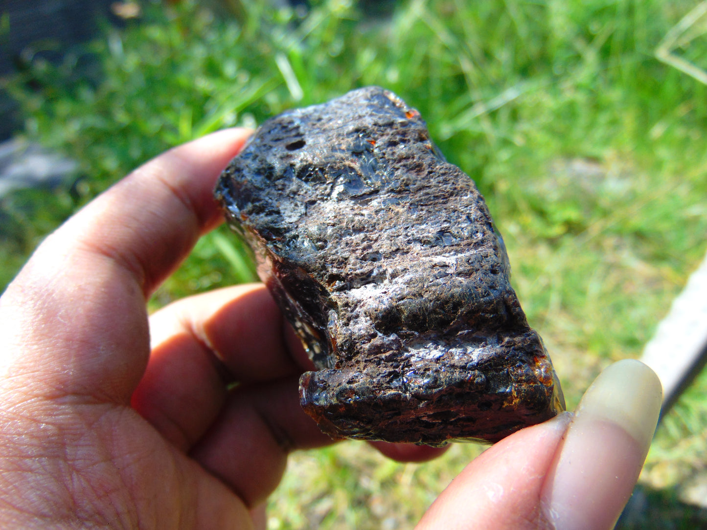 44 gram Rough Raw Indonesian Blue Amber for Healing AGRB132