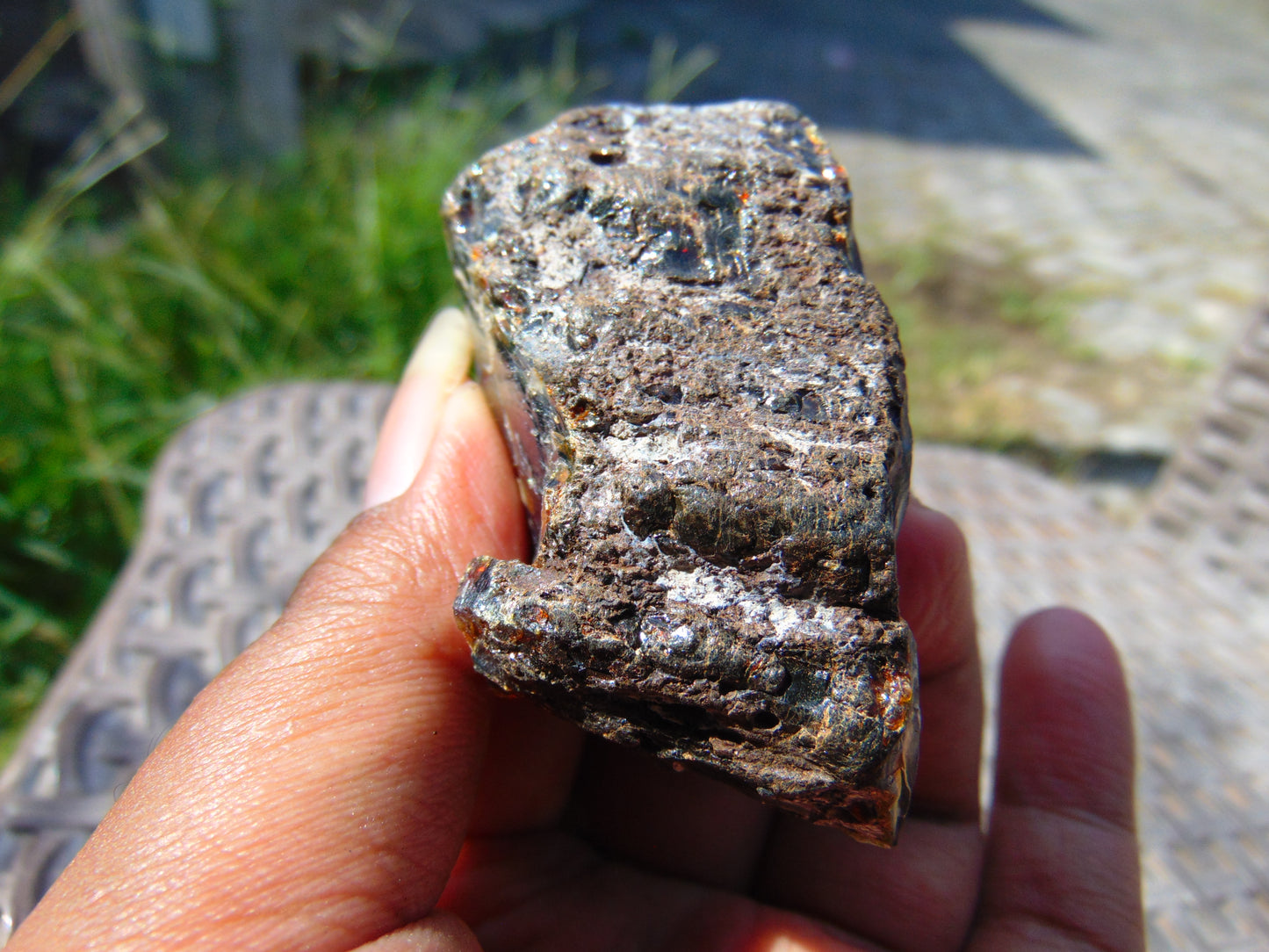 44 gram Rough Raw Indonesian Blue Amber for Healing AGRB132