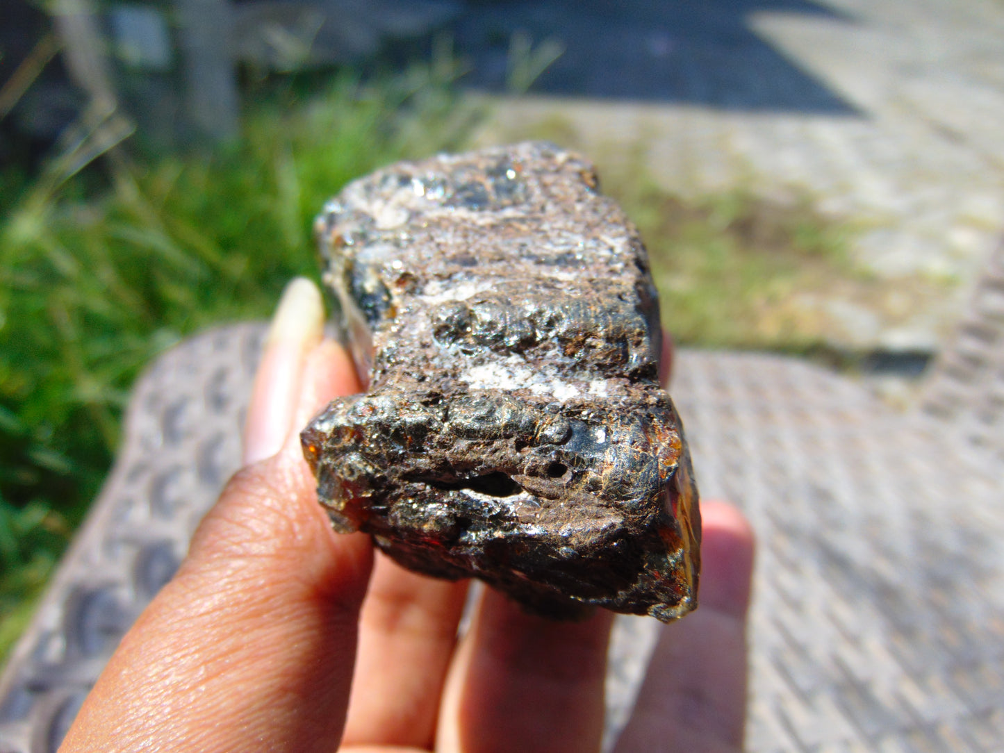 44 gram Rough Raw Indonesian Blue Amber for Healing AGRB132