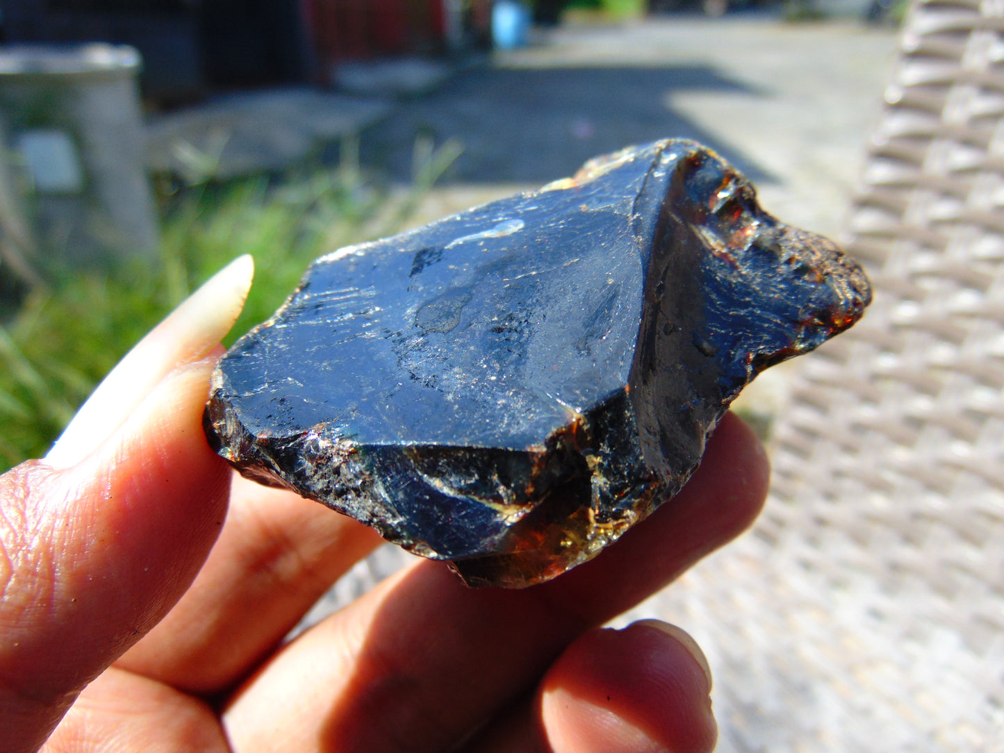 44 gram Rough Raw Indonesian Blue Amber for Healing AGRB132