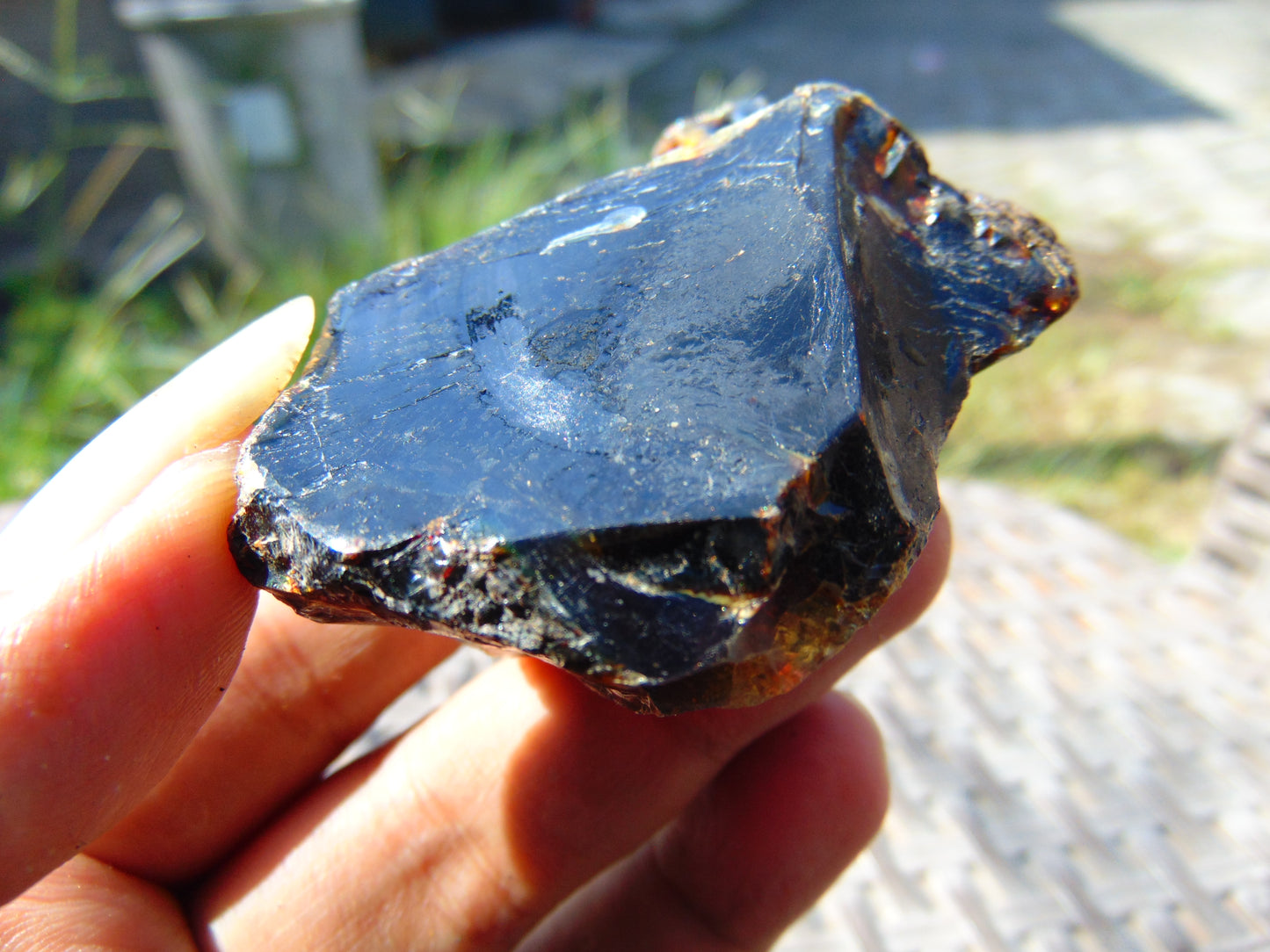 44 gram Rough Raw Indonesian Blue Amber for Healing AGRB132