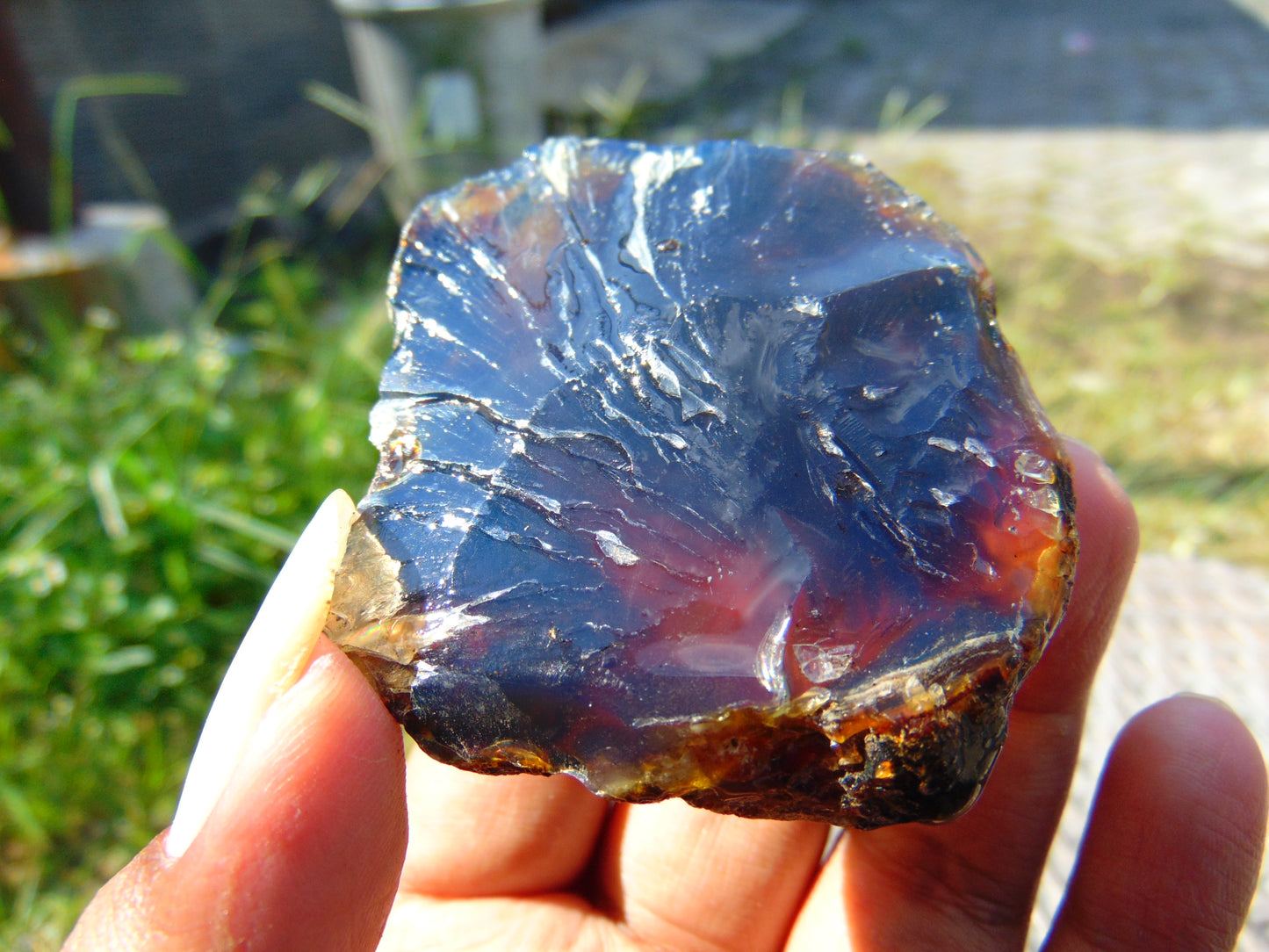 39 gram Rough Raw Indonesian Blue Amber for Healing RBAR77