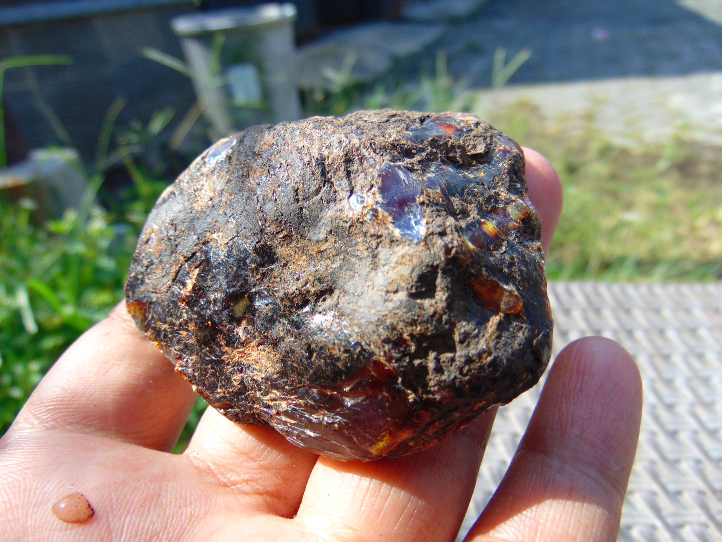 39 gram Rough Raw Indonesian Blue Amber for Healing RBAR77