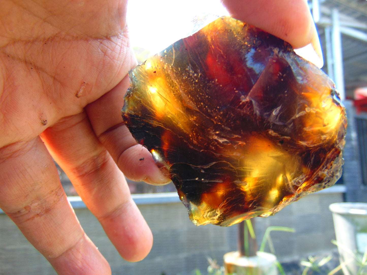 39 gram Rough Raw Indonesian Blue Amber for Healing RBAR77