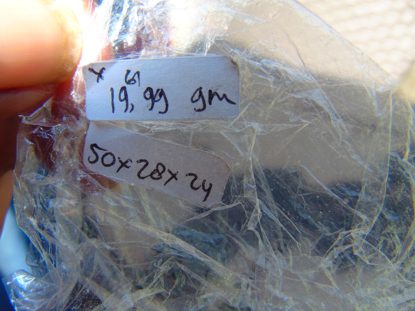 19.99 gr Pendant 50x28x24 mm Indonesian Amber for Healing Y61