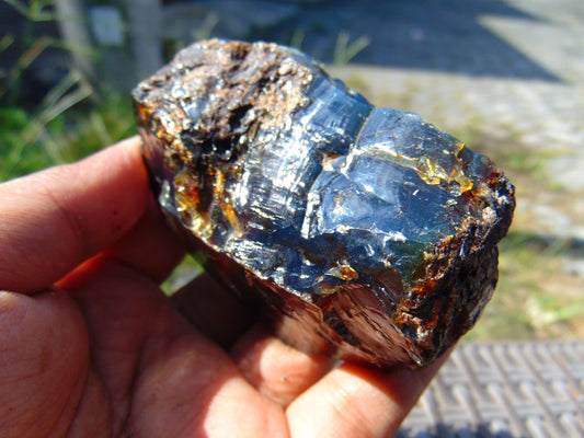 88 gram Rough Raw Indonesian Blue Amber for Healing AGRB131
