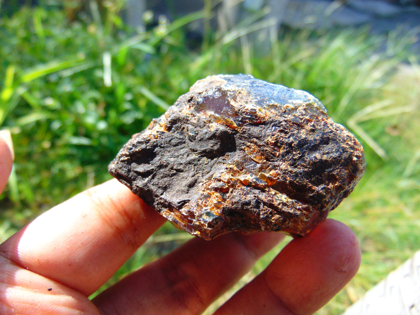 34 gram Rough Raw Indonesian Blue Amber for Healing RBAR94