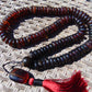 129 gram 108 Beads Rosary Mala Buddha for Yoga and Meditation Indonesian Dark Red Amber for Healing MR6