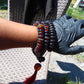 129 gram 108 Beads Rosary Mala Buddha for Yoga and Meditation Indonesian Dark Red Amber for Healing MR6