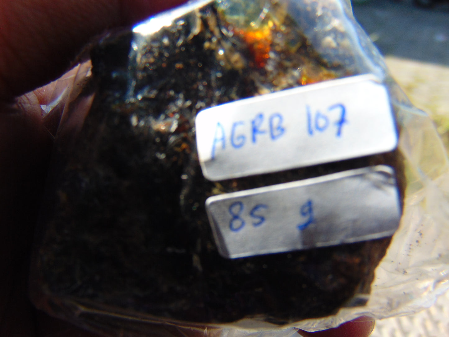 85 gram Rough Raw Indonesian Blue Amber for Healing AGRB107