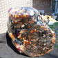 9805 gram full polished 29x27x22 cm Indonesian Zebra Blue Amber for Healing ML58